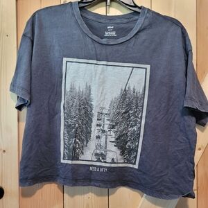 Aerie Cropped Graphic Need a Lift?